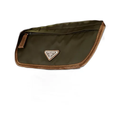 Medium Re-Nylon And Suede Shoulder Bag