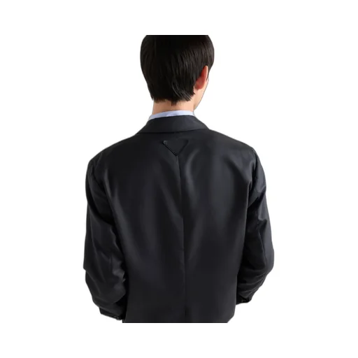 Double-Breasted Silk Jacket