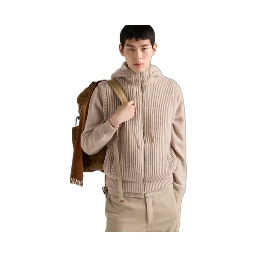Cashmere Hoodie Vest