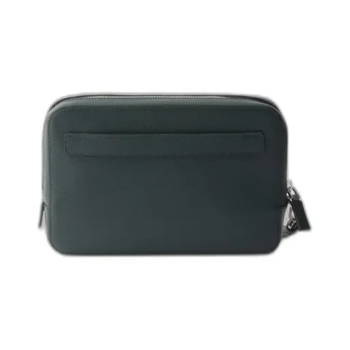 Saffiano Leather Clutch