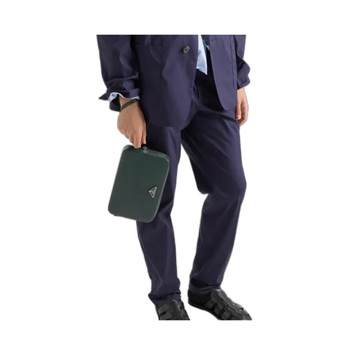 Saffiano Leather Clutch