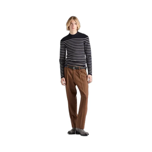 Wool Pinstripe Pants