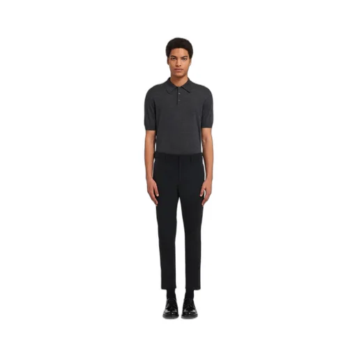 Light Stretch Technical Fabric Trousers