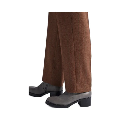 Wool Pinstripe Pants