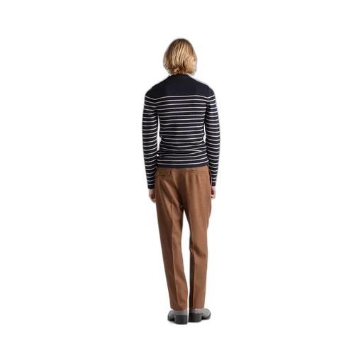 Wool Pinstripe Pants