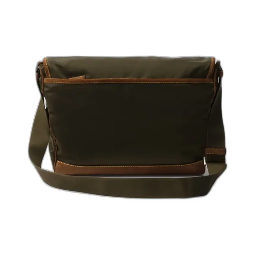 Large Re-Nylon And Suede Shoulder Bag