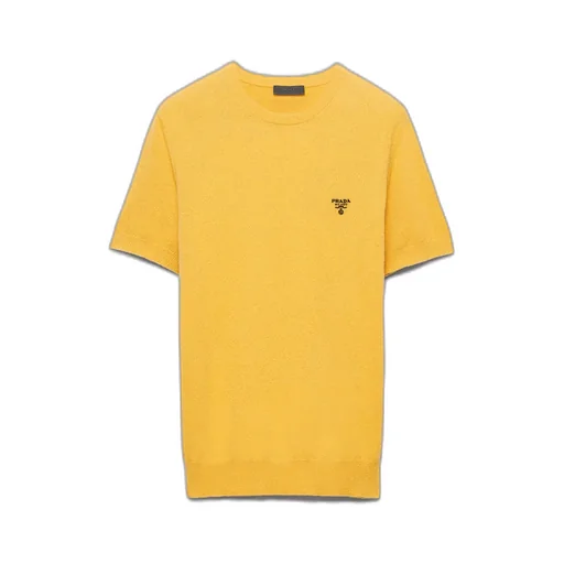 Short-Sleeved Cotton Sweater