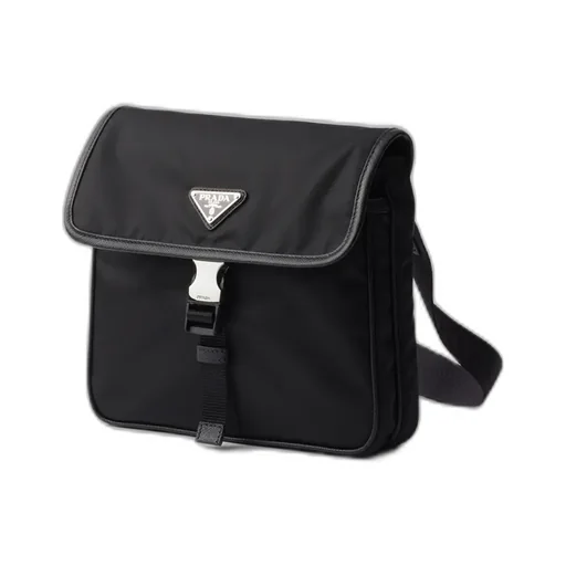 Re-Nylon And Saffiano Leather Shoulder Bag