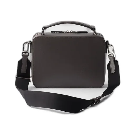 Medium Prada Brique Saffiano Leather Bag