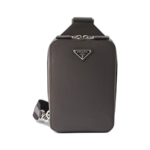 Prada Brique Saffiano Leather Bag
