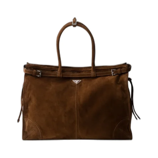 Prada Bonnie Suede Tote Bag