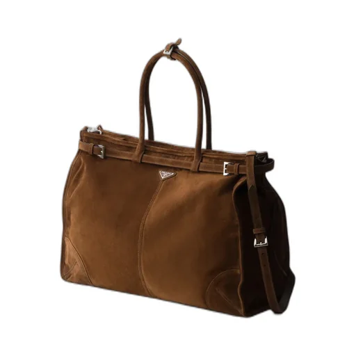 Prada Bonnie Suede Tote Bag