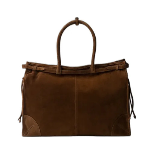 Prada Bonnie Suede Tote Bag