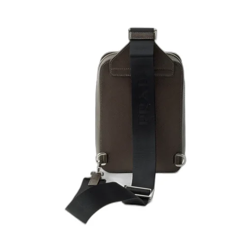 Prada Brique Saffiano Leather Bag