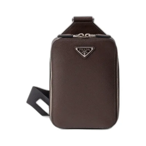 Prada Brique Saffiano Leather Bag