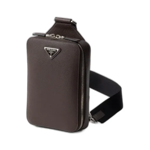 Prada Brique Saffiano Leather Bag