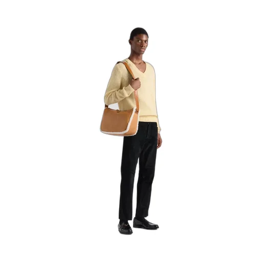 Shearling Shoulder Bag