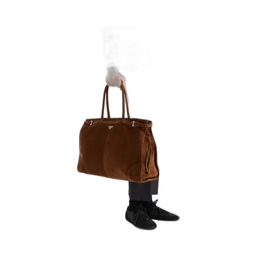 Prada Bonnie Suede Tote Bag