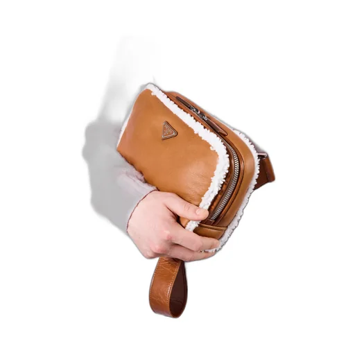 Shearling Shoulder Bag