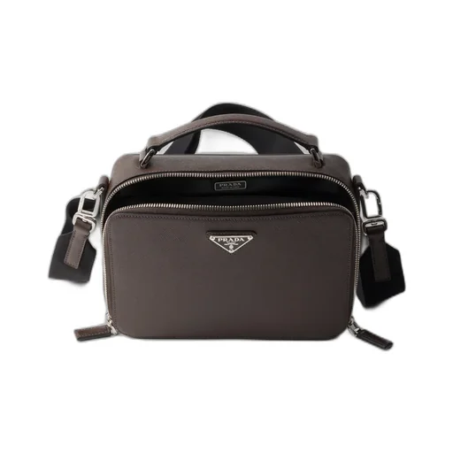 Medium Prada Brique Saffiano Leather Bag