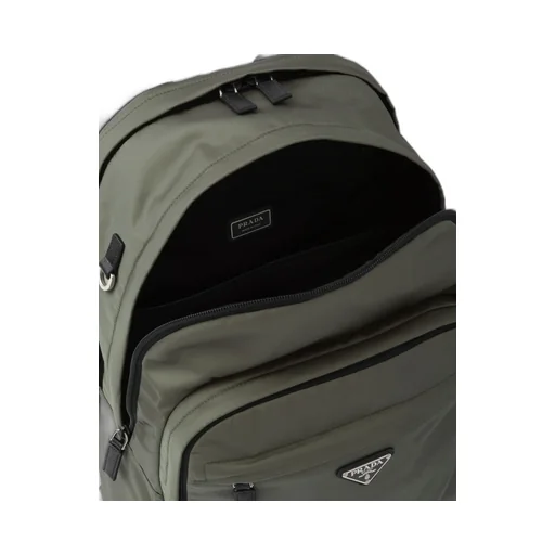 Re-Nylon And Saffiano Leather Backpack