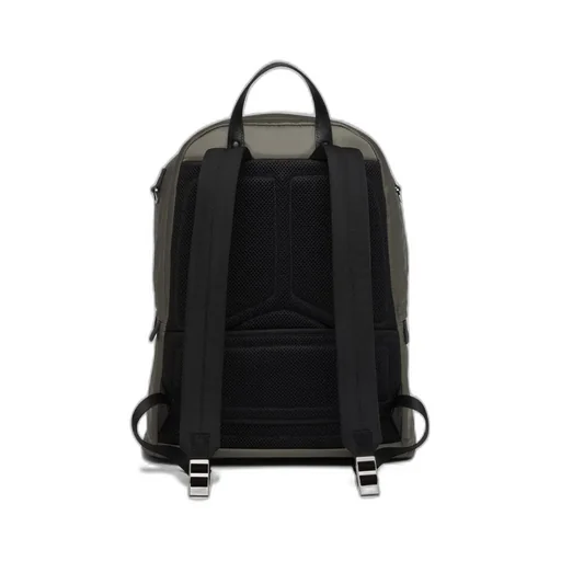 Re-Nylon And Saffiano Leather Backpack