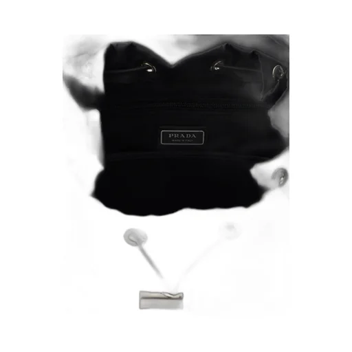Re-Nylon And Leather Backpack