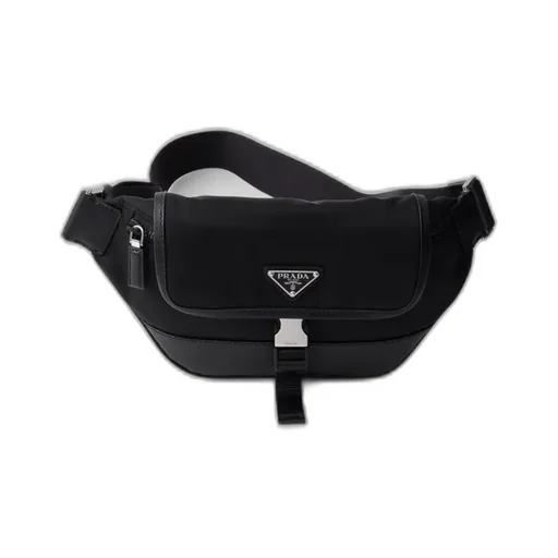 Re-Nylon And Saffiano Leather Shoulder Bag