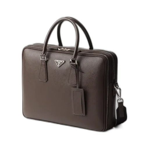 Saffiano Leather Briefcase