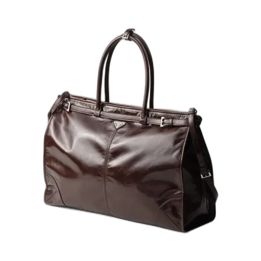 Prada Bonnie Leather Tote Bag