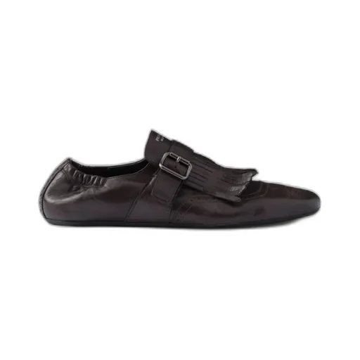 Shuffle Fringed Monk Strap Shoes