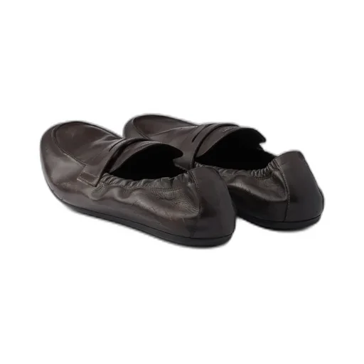 Shuffle Antiqued Leather Loafers