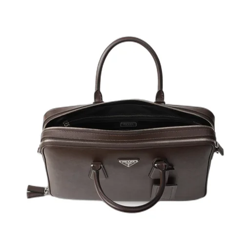Saffiano Leather Briefcase