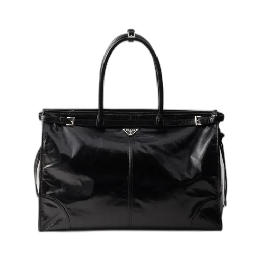 Prada Bonnie Leather Tote Bag