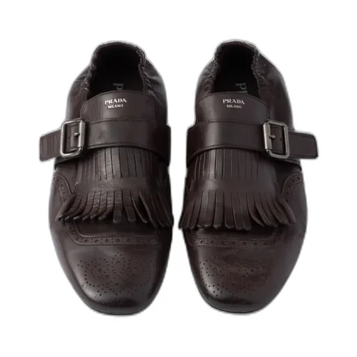 Shuffle Fringed Monk Strap Shoes