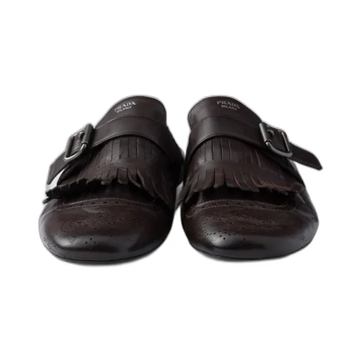 Shuffle Fringed Monk Strap Shoes