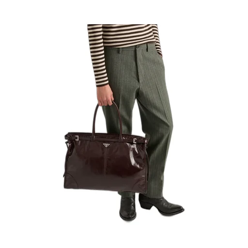 Prada Bonnie Leather Tote Bag