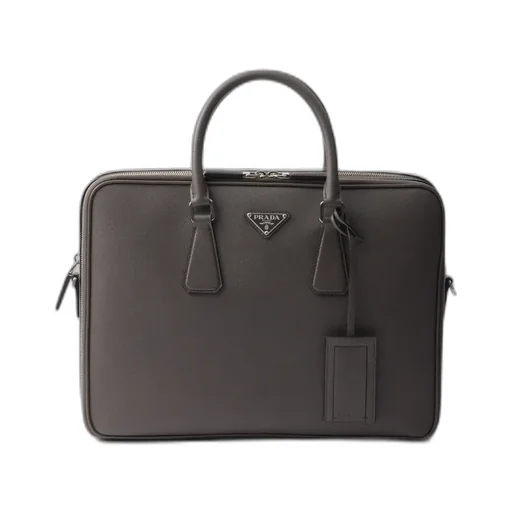 Saffiano Leather Briefcase