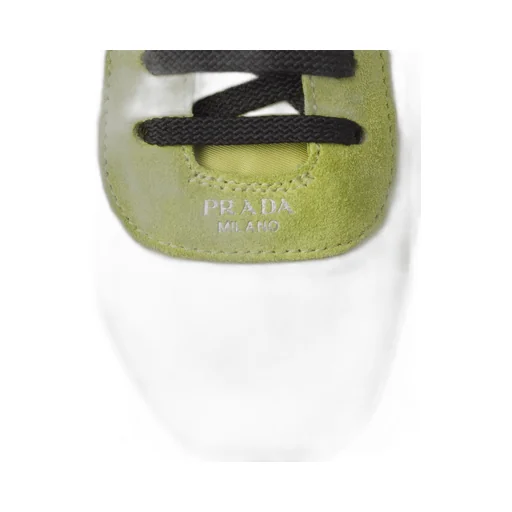 Collapse Re-Nylon And Suede Elasticized Sneakers