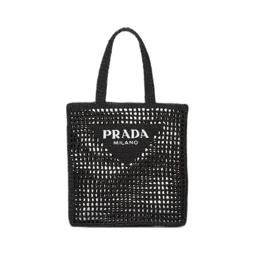 Crochet Tote Bag With Logo