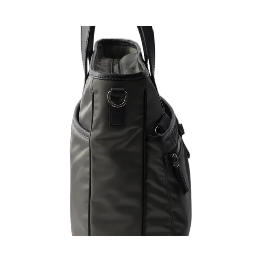 Re-Nylon And Saffiano Leather Tote Bag