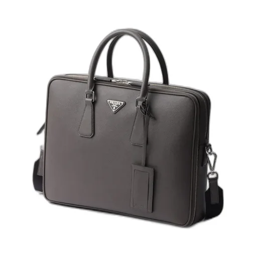 Saffiano Leather Briefcase