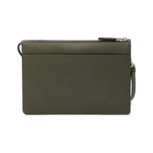 Saffiano Leather Pouch