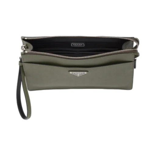 Saffiano Leather Pouch