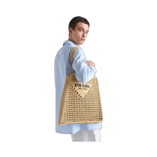 Crochet Tote Bag With Logo