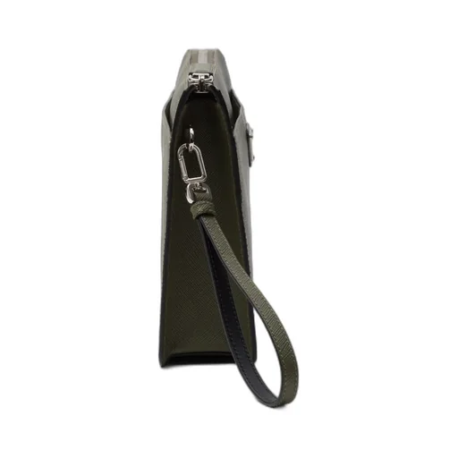 Saffiano Leather Pouch