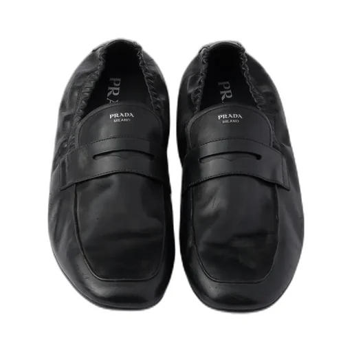 Shuffle Antiqued Leather Loafers