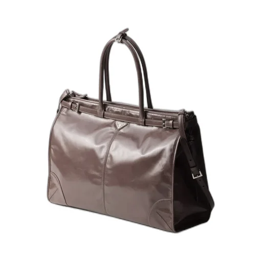Prada Bonnie Leather Tote Bag