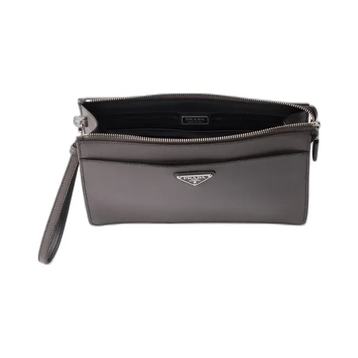 Saffiano Leather Pouch