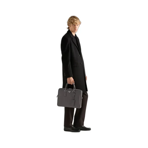 Saffiano Leather Briefcase